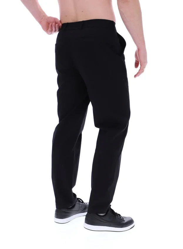 Schwarze Vespi-Chino-Hose