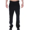 Schwarze, vom Ali-Tennis inspirierte Hose