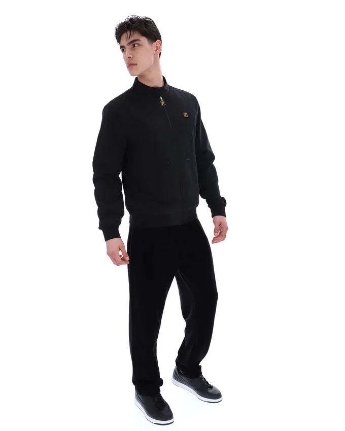 Schwarze, vom Smith-Archiv inspirierte Jacke