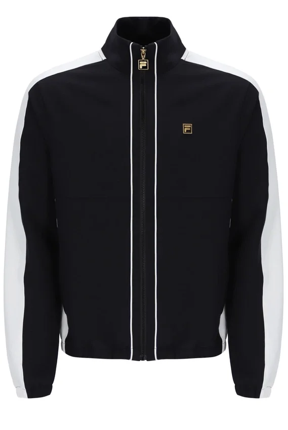 Schwarze, vom Tennis inspirierte Lugo-Jacke