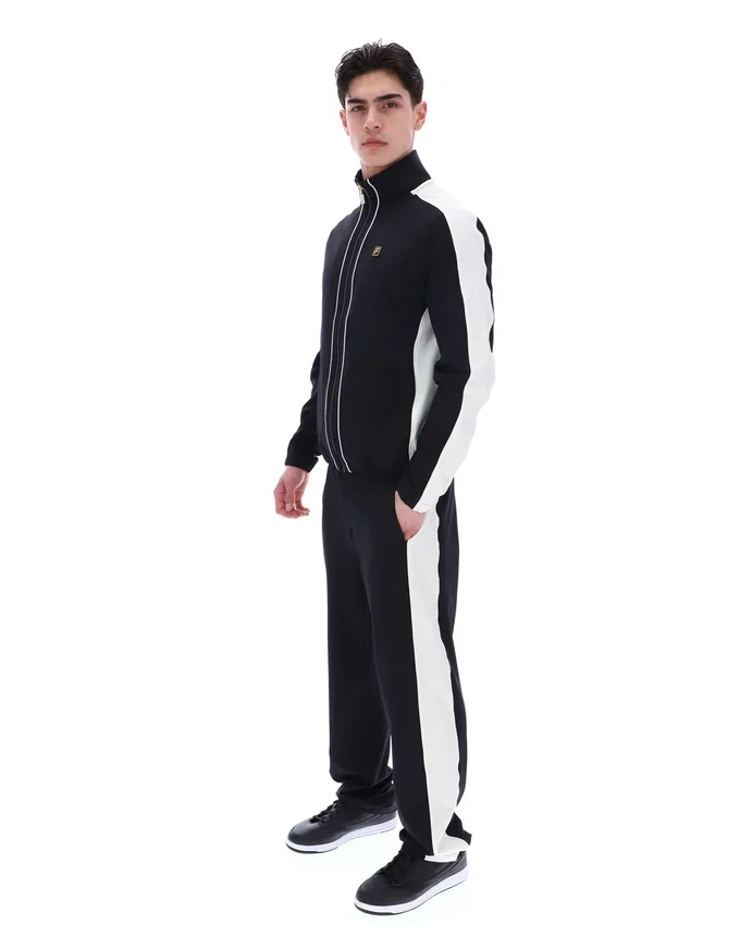 Schwarze, vom Tennis inspirierte Lugo-Jacke