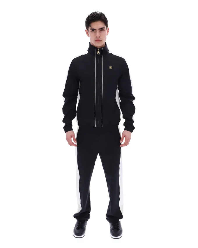 Schwarze, vom Tennis inspirierte Lugo-Jacke