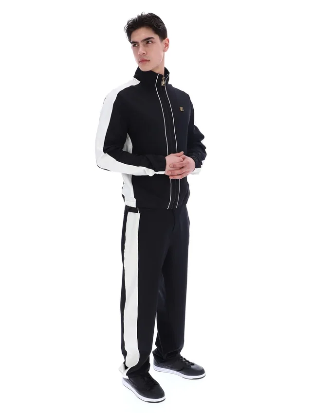 Schwarze, vom Tennis inspirierte Lugo-Jacke