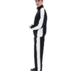 Schwarze, vom Tennis inspirierte Lugo-Jacke