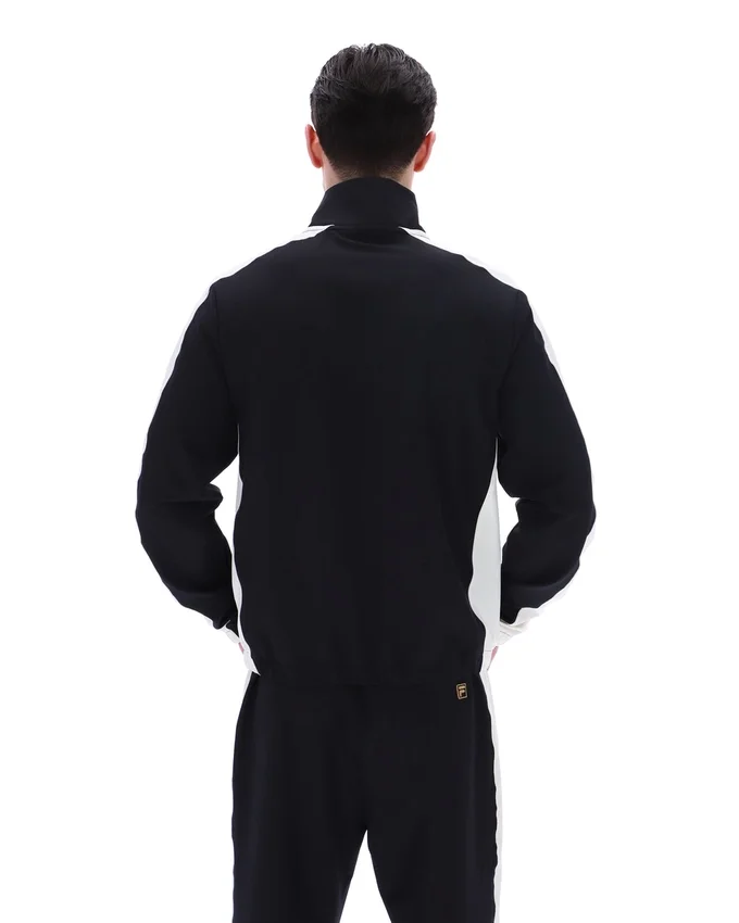 Schwarze, vom Tennis inspirierte Lugo-Jacke