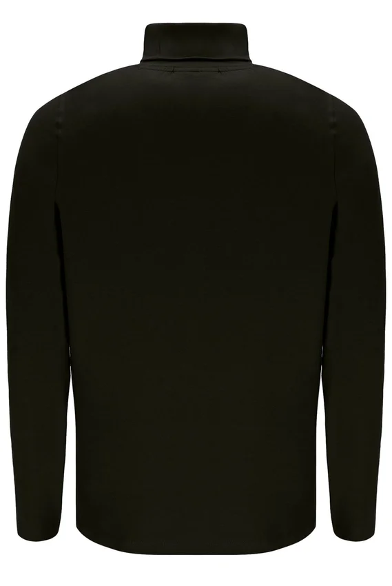 Schwarzer 19th Classic Rollkragenpullover