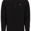 Schwarzer Hogan 1/4-Reißverschluss-Pullover