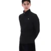 Schwarzer Hogan 1/4-Reißverschluss-Pullover