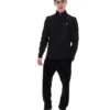 Schwarzer Hogan 1/4-Reißverschluss-Pullover