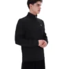 Schwarzer Hogan 1/4-Reißverschluss-Pullover