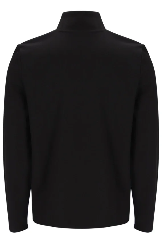 Schwarzer Hogan 1/4-Reißverschluss-Pullover