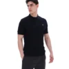 Schwarzes Barns Strick-Polo