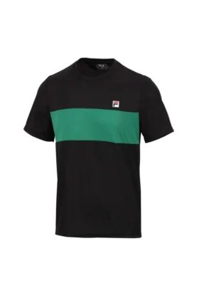 Schwarzes Bosse Tennis-T-Shirt