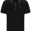 Schwarzes Casa Cable Zip Polo