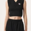 Schwarzes Fila x Hailey Baby-Tanktop