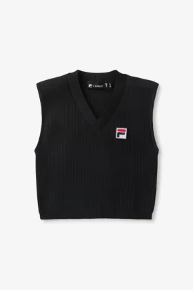 Schwarzes Fila x Hailey Baby-Tanktop