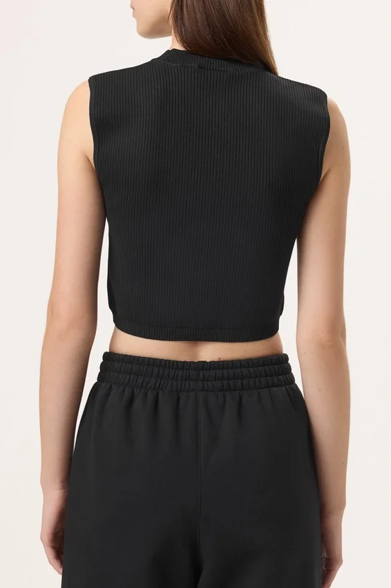 Schwarzes Fila x Hailey Baby-Tanktop