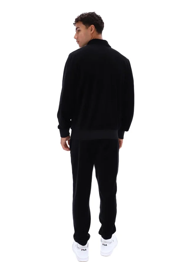 Schwarzes gestreiftes Malakai-Trainingsjacke