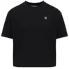 Schwarzes Holly Boxy T-Shirt