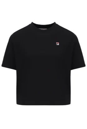 Schwarzes Holly Boxy T-Shirt