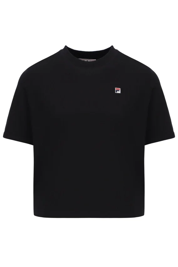 Schwarzes Holly Boxy T-Shirt