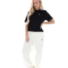 Schwarzes Holly Boxy T-Shirt
