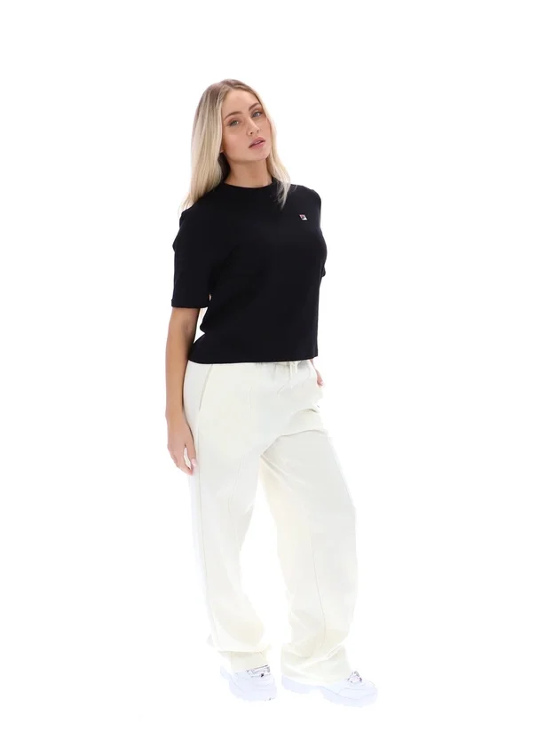 Schwarzes Holly Boxy T-Shirt