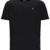 Schwarzes Lawrenze Fitness-inspiriertes T-Shirt