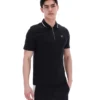 Schwarzes Lemar Premium Essential Polo