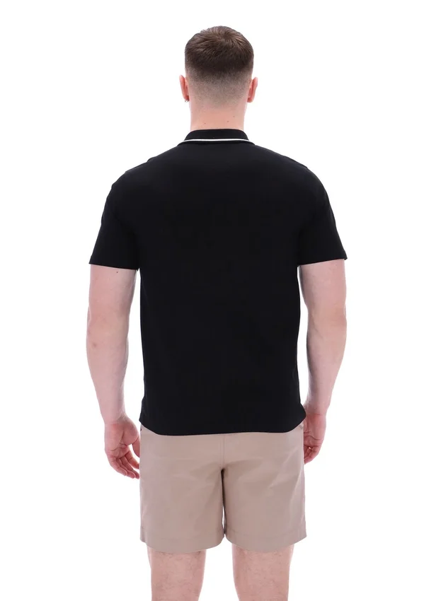 Schwarzes Lemar Premium Essential Polo