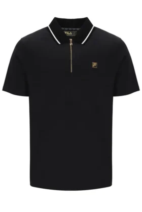 Schwarzes Lemar Premium Essential Polo