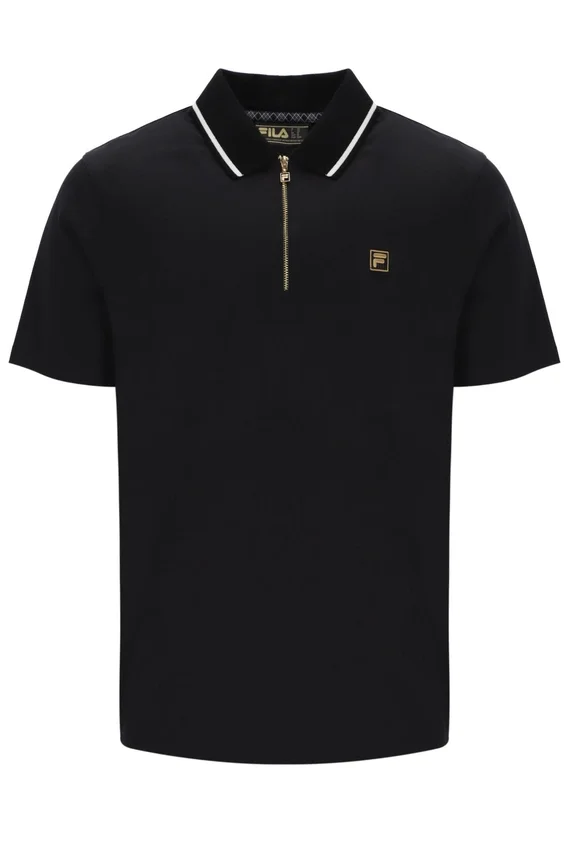 Schwarzes Lemar Premium Essential Polo