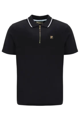 Schwarzes Lemar Premium Essential Polo