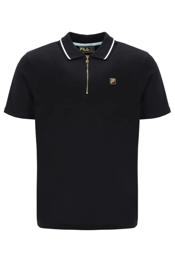 Schwarzes Lemar Premium Essential Polo