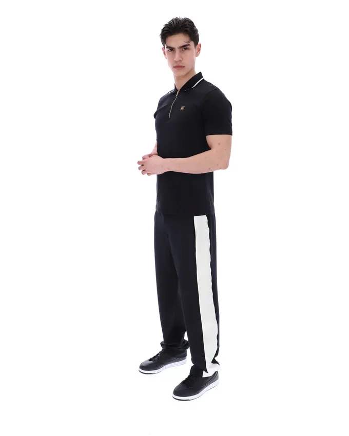 Schwarzes Lemar Premium Essential Polo