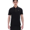 Schwarzes Lemar Premium Essential Polo