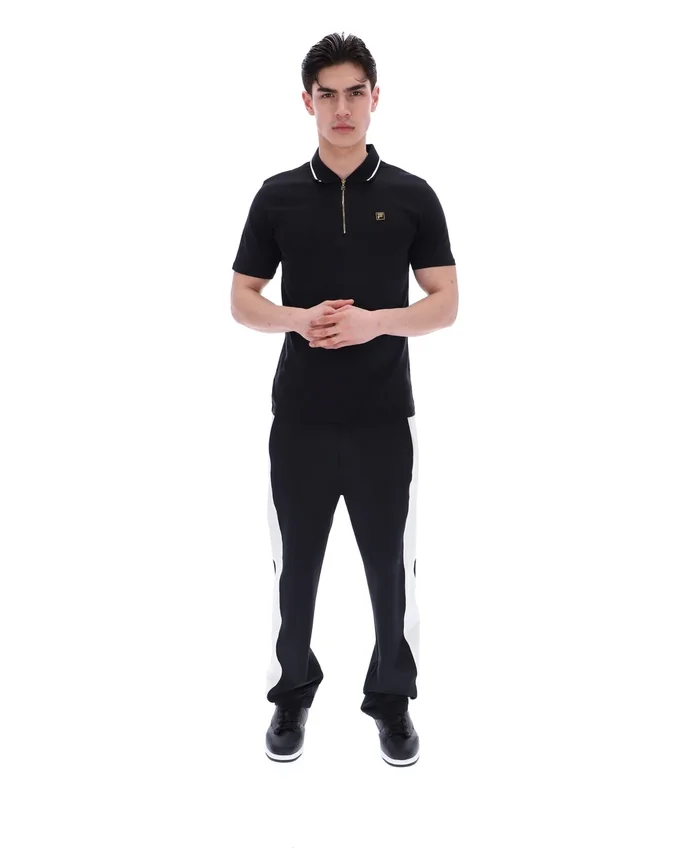 Schwarzes Lemar Premium Essential Polo