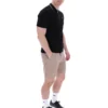 Schwarzes Lemar Premium Essential Polo