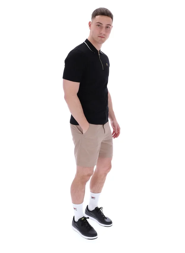Schwarzes Lemar Premium Essential Polo