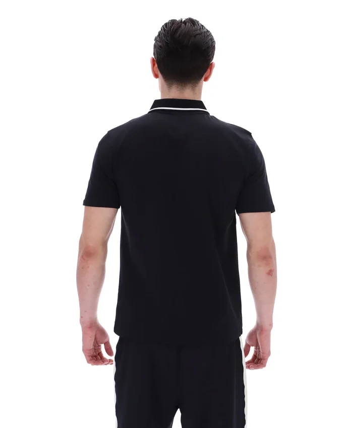 Schwarzes Lemar Premium Essential Polo