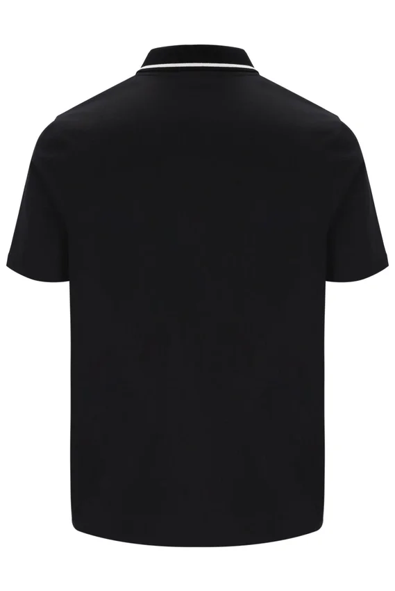 Schwarzes Lemar Premium Essential Polo