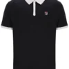 Schwarzes Panatta 2 Kurzarm-Polo mit Shorts