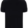 Schwarzes Strick-Polo im Buddy-Bowling-Stil
