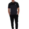 Schwarzes „Tiebreaker“ Colour-Block-T-Shirt