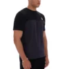 Schwarzes „Tiebreaker“ Colour-Block-T-Shirt