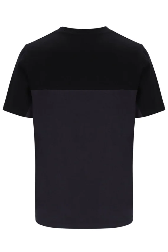 Schwarzes „Tiebreaker“ Colour-Block-T-Shirt