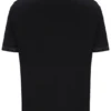 Schwarzes Trey-T-Shirt mit Kontrastnähten