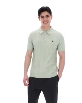Sea Foam Barns Strick-Polo