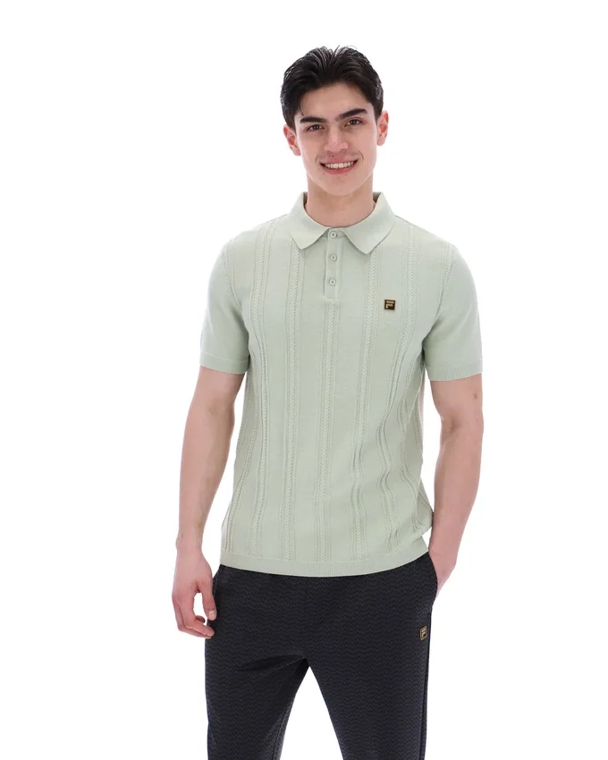 Sea Foam Barns Strick-Polo