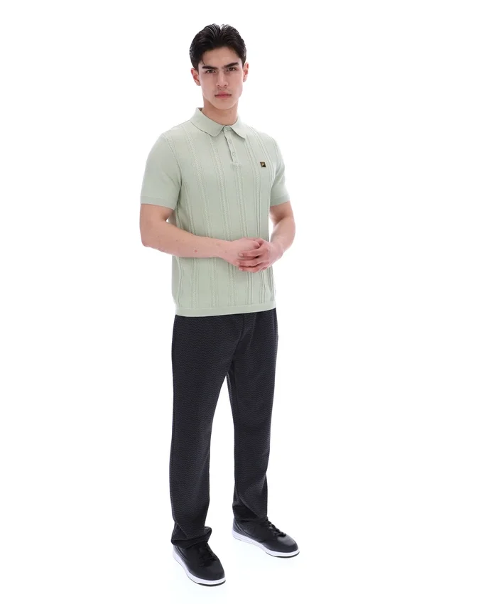 Sea Foam Barns Strick-Polo